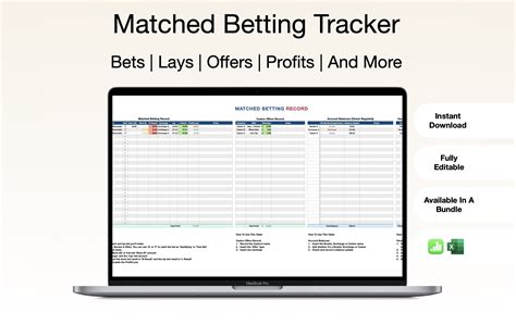 matched betting tracker - Matched Betting Spreadsheet & Tracker Excel 